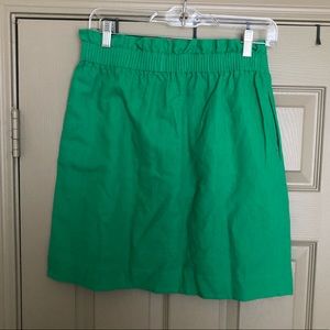 J. Crew Green Skirt
